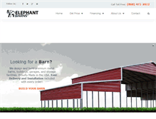 Tablet Screenshot of elephantbarns.com